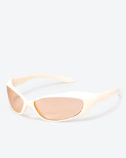 ZANE - Champagne Lenses, Cream Frame