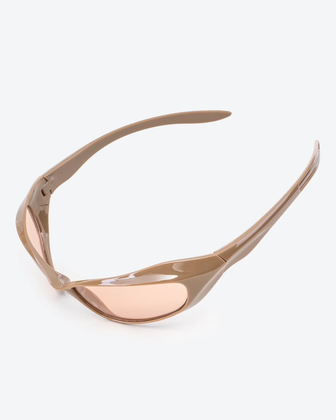 ZANE - Champagne Lenses, Brown Frame