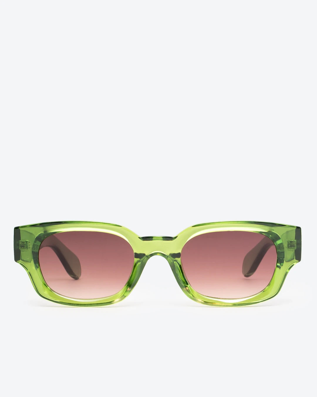 CHASE - Purple Gradient Lenses, Transparent Green Frame
