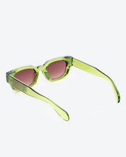 CHASE - Purple Gradient Lenses, Transparent Green Frame
