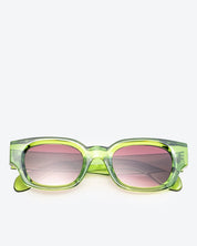CHASE - Purple Gradient Lenses, Transparent Green Frame