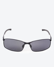 THEO - Schwarze polarisierte Gläser, Satin-Schwarz Rahmen
