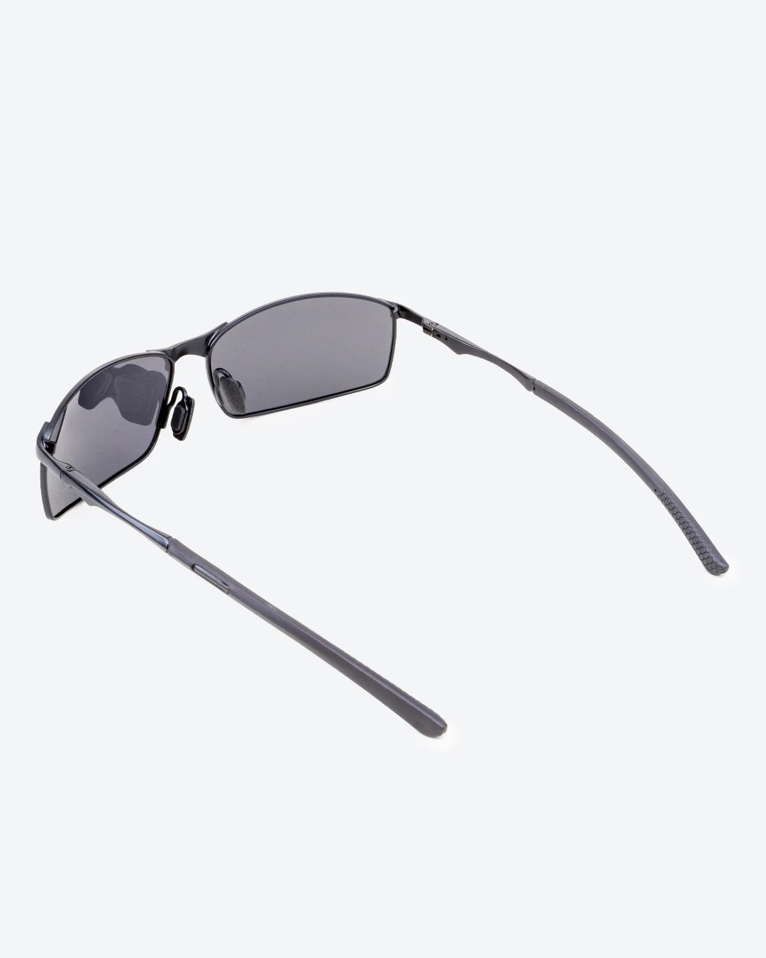 THEO - Schwarze polarisierte Gläser, Satin-Schwarz Rahmen