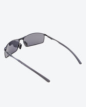 THEO - Schwarze polarisierte Gläser, Satin-Schwarz Rahmen